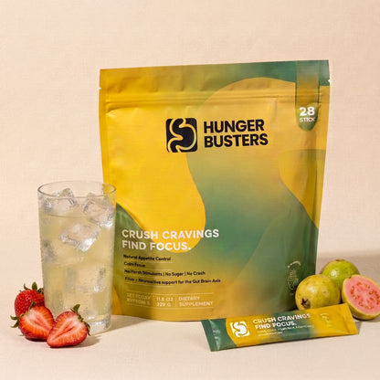 Hunger Busters Strawberry Guava Fiber Drink Mix — 28 Servings