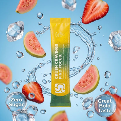 Hunger Busters Strawberry Guava Fiber Drink Mix — 28 Servings